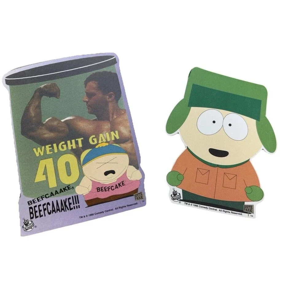 Vintage 1998 South Park Kyle | Cartman Beefcake Notepads Cartoon Comedy Central